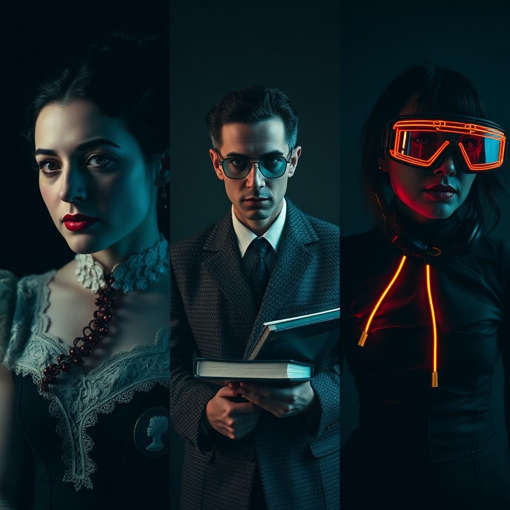 Gothic vs. Dark Academia vs. Cybergoth: What's the Difference?